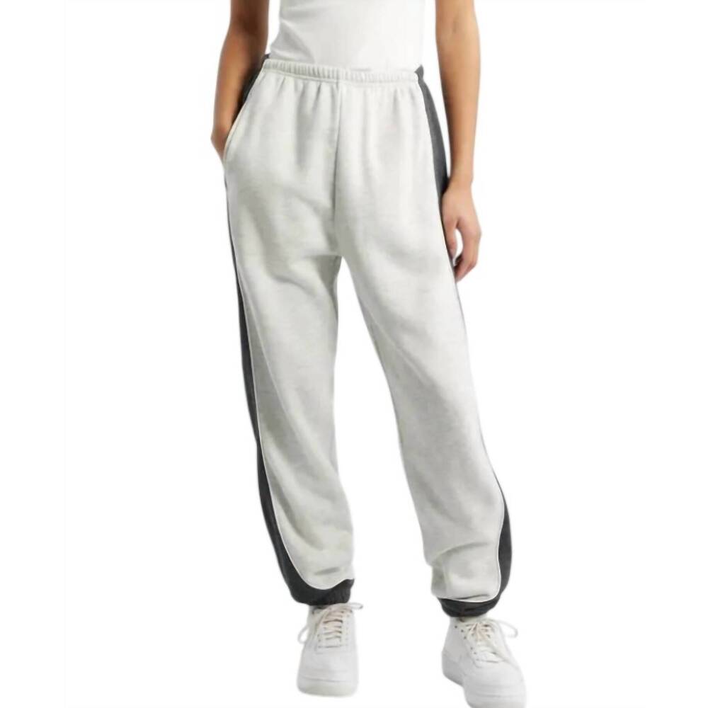 NEW BOYS LIE first pick heathered paneled kimmy pant in grey